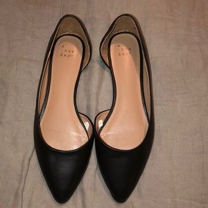 Classic black flats